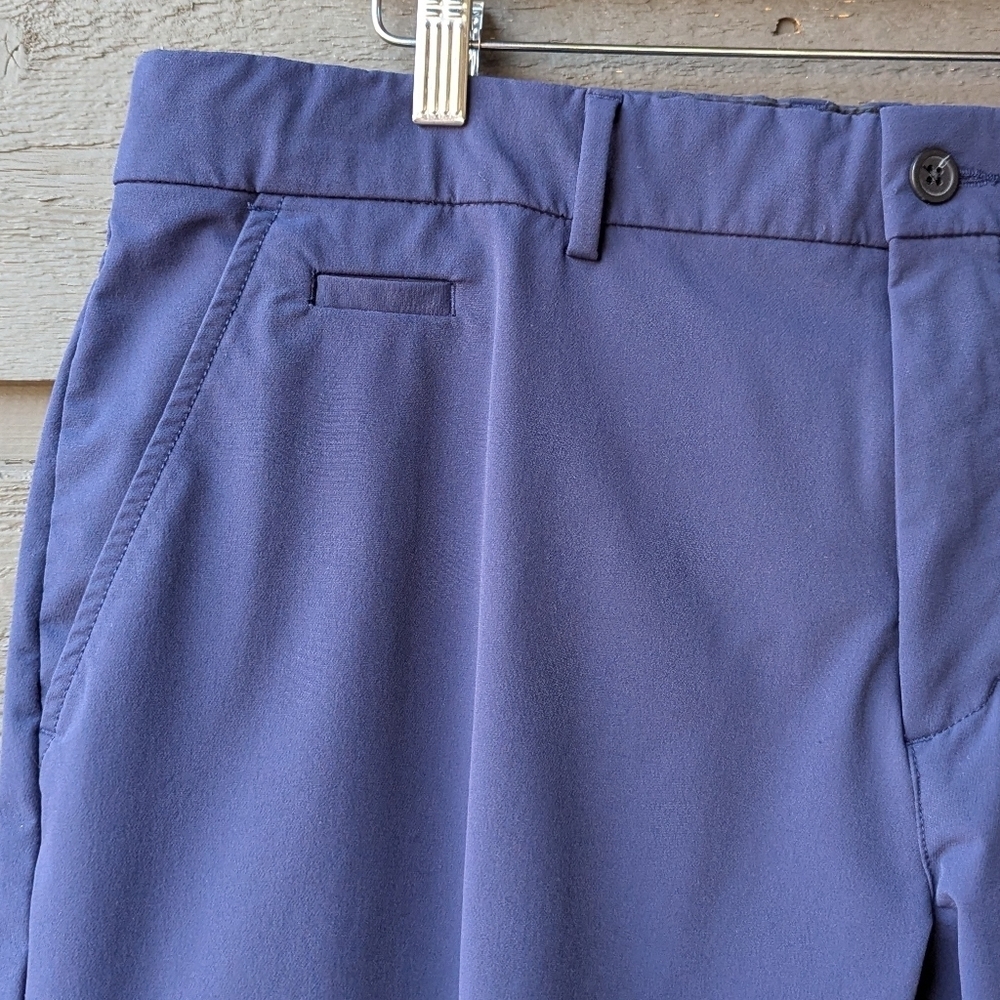 KJUS Ike Pants Dark Blue Minimalist Outdoors Performance Utility Golf W38 L32 - Picture 2 of 10